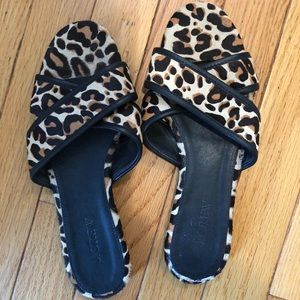 Jcrew leopard Cora sandal